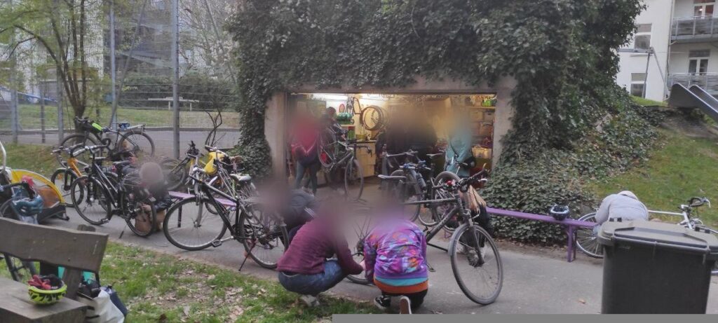 Foto aus der Fahrrad-Werkstatt